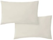 Poszewki na poduszki z perkalu bawełnianego zestaw 2 szt. 50x75 cm Cotton Percale – Bianca