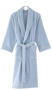 Unisex szlafrok MICRO COTTON S Jasnoniebieski