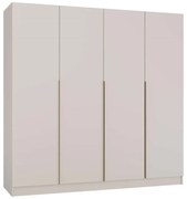 4-drzwiowa kaszmirowa szafa ze złotymi uchwytami A9-N17