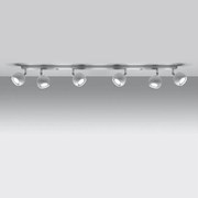 Plafony nowoczesny Rayis, stal - 6 źródło światła 3000K - L.118 x H.16 cm - biały