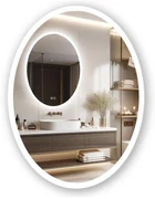 LUSTRO ŚCIENNE LED 60x80cm WWA