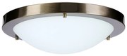 Lampa sufitowa w kolorze bronzu ze szklanym kloszem ø 18 cm Aquila – Candellux Lighting