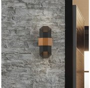 Quoizel QZ-CHASM-M-BKW - LED Oświetlenie zewnętrzne CHASM 2xLED/5,5W/230V IP44