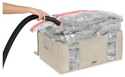 Tekstylny pojemnik do przechowywania ubrań próżniowy 65x50x27 cm Life – Compactor