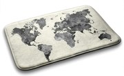 Dywanik łazienkowy antypoślizgowy Dywanik łazienkowy antypoślizgowy Mapa świata