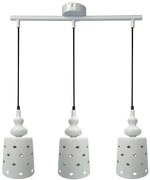 Dekoracyjna lampa wisząca na listwie - 4X V155 N4-B22