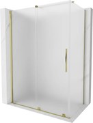 Mexen Velar kabina prysznicowa rozsuwana 140 x 70 cm, szron, złota - 871-140-070-31-50