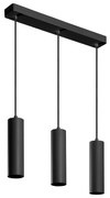Czarna lampa wisząca z metalowym kloszem Tresos II – GTV