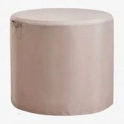 Pokrowiec Ochronny Na Okrągły Stół Ogrodowy Otley Kremowa Tapioca & Ø105 Cm - Sklum