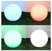 LED RGB 5W solární lampa stmívatelná 3000K IP54 pr. 30 cm