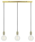 Złota lampa wisząca Markslöjd Sky Three