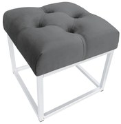 Pufa CHESTERFIELD LOFT ławka postawa biała BL14