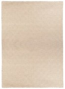 Kremowy dwustronny zewnętrzny dywan z tworzywa z recyklingu Green Decore Solitaire, 90x150 cm