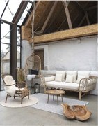 Stolik Kawowy Jammu, Brązowy, 60x60x35 cm, Kendra Home