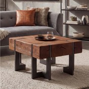 Stolik kawowy MCW-A15,  brązowy 60x60cm