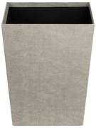 Beżowy kosz na śmieci Sofia Canvas Paper Laminate – Bigso