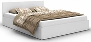 Białe Podwójne Łóżko Z Materacem 140X200 S5-R41