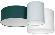 Lampa sufitowa STAN GREEN 3xE27, nowoczesna, tuba, 3 klosze