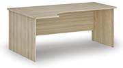 Narożne biurko PRIMO WOOD, 180x120 cm, lewe, dąb naturalny