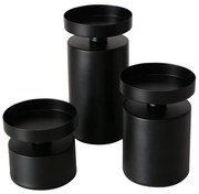 Świeczniki na stół na grube świece MERIL, 3 sztuki, Ø 7, 5 cm