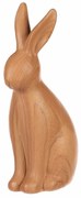 Dekoracja z żywicy poliestrowa Zając, dużafigurka, 12 x 7 x 21 cm