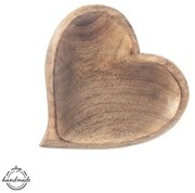 Orion Drewniana taca Mango Heart 20 x 20 cm