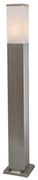Zewnetrzna Nowoczesna lampa ścienna zewnętrzna stalowa 80 cm IP44 - Malios Nowoczesny Oswietlenie zewnetrzne
