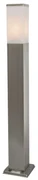 Zewnetrzna Nowoczesna lampa stojąca na słupku, stal, 80 cm, IP44 - Malios Nowoczesny Oswietlenie zewnetrzne