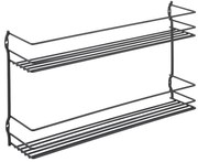 Stalowy ścienny organizer na przyprawy Pepito – Metaltex