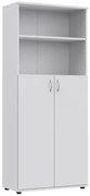 Biały regał biurowy na segregatowy F7-L71
