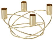 Świecznik metalowy na 4 świece, DELIAH