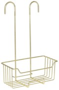 WENKO 25937100 - Kosz prysznicowy MILO 25x36 cm stal nierdzewna/złoty/przezroczysty