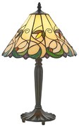 Endon 64195 - Lampa stołowa Tiffany JAMELIA 1x E27/60W/230V, Ø 31 cm