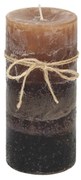 Świeca Silvia 14cm dark brown