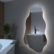 Organiczne LED lustro do łazienki z oświetleniem A16