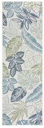 Zielono-niebieski dywan odpowiedni na zewnątrz 80x230 cm Bella Leaf – Flair Rugs