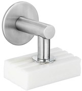 Magnetyczna mydelniczka ze stali nierdzewnej Wenko Turbo-Loc® Matte