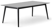 Czarno-antracytowy rozkładany stół 100x210 cm Meza – Hammel Furniture