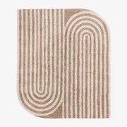 Dywan Nieregularny 160x245 Cm Z Bawełny Yasmiin Kolory Naturalne - Sklum