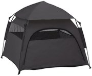 PawHut Namiot dla Zwierząt, Namiot dla Psów, składany, odporny na pogodę, buda dla dużych psów, Czarny