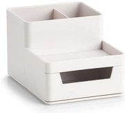 Organizer na biurko z plastiku, 11,2 x 15,5 x 9,5 cm