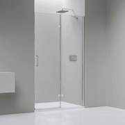 Drzwi prysznicowe uchylne na panelu stałym NT403