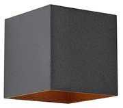 Zewnętrzna lampa ścienna czarna z 2 żarówkami LED IP65 Solarna - Charlene