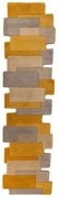 Żółto-beżowy wełniany chodnik Flair Rugs Collage, 60x230 cm