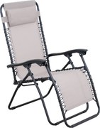 Derby RELAX relaksacyjny fotel ogrodowy beżowy