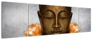 Obraz posągu ze szczegółami twarzy (170x50 cm)