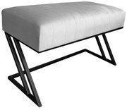 Ławka ZETA LOFT MG39 pufa podnóżek metal