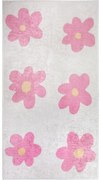 Różowo-kremowy dywan dziecięcy odpowiedni do prania 160x230 cm Cute Flowers Pink – Vitaus