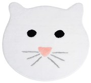 Biały dywanik łazienkowy 90x90 cm – Foutastic