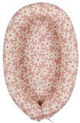 Różowy kokon dla niemowląt Blush Daisies – Malomi Kids